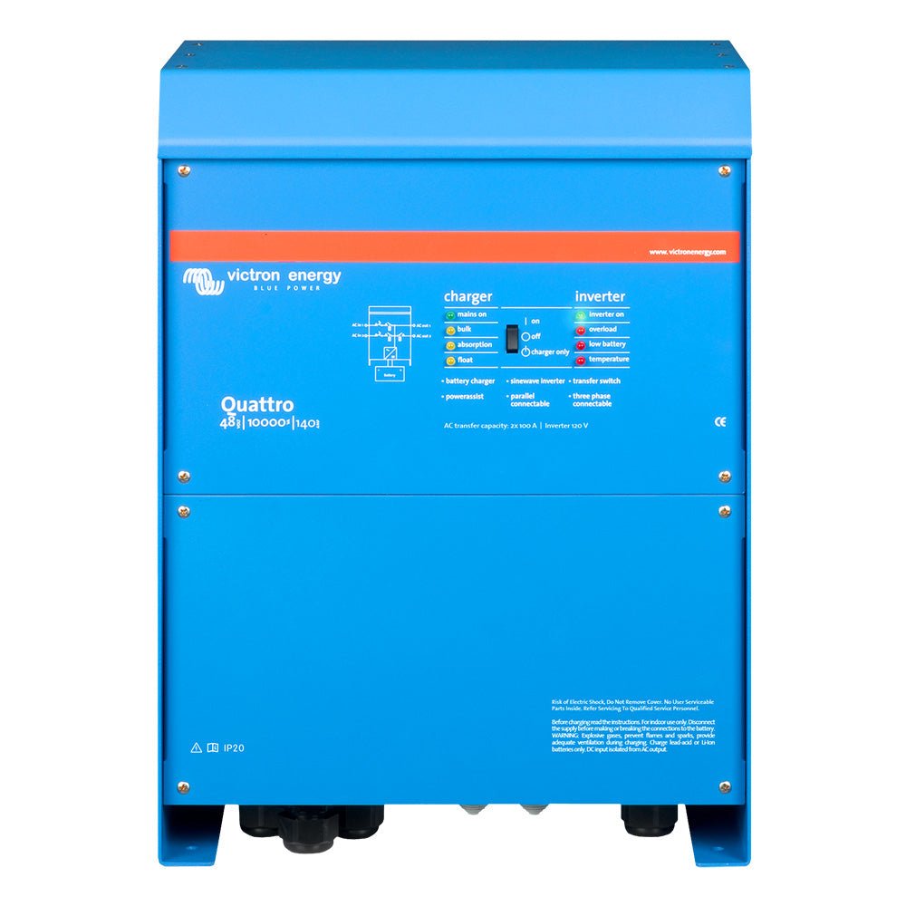 Victron Quattro 48/10000 140 - 100/100 120V VE.Bus UL - Listed - Marine Parts OnlyElectricalVictron Energy