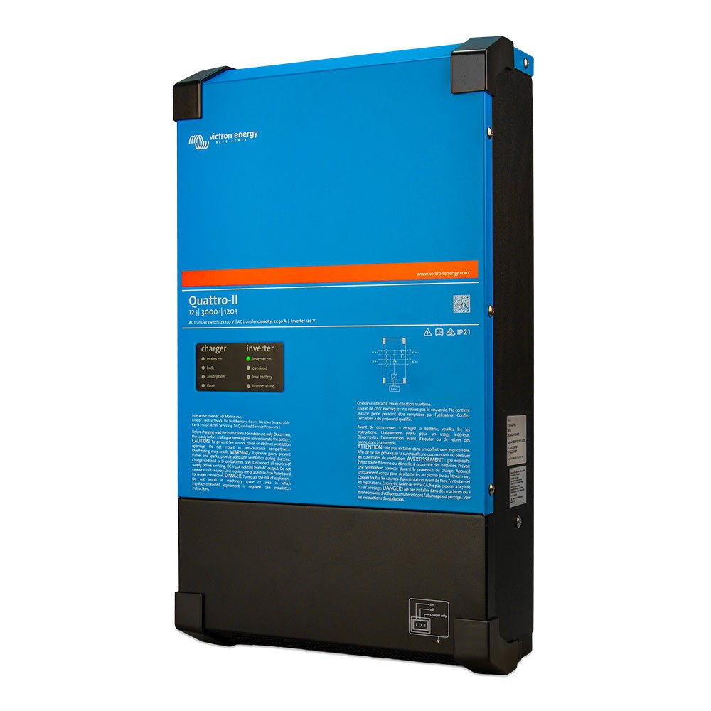 Victron Quattro - II - 12/3000 - 120 - 50/50 - 2X 120V - Marine Parts OnlyElectricalVictron Energy