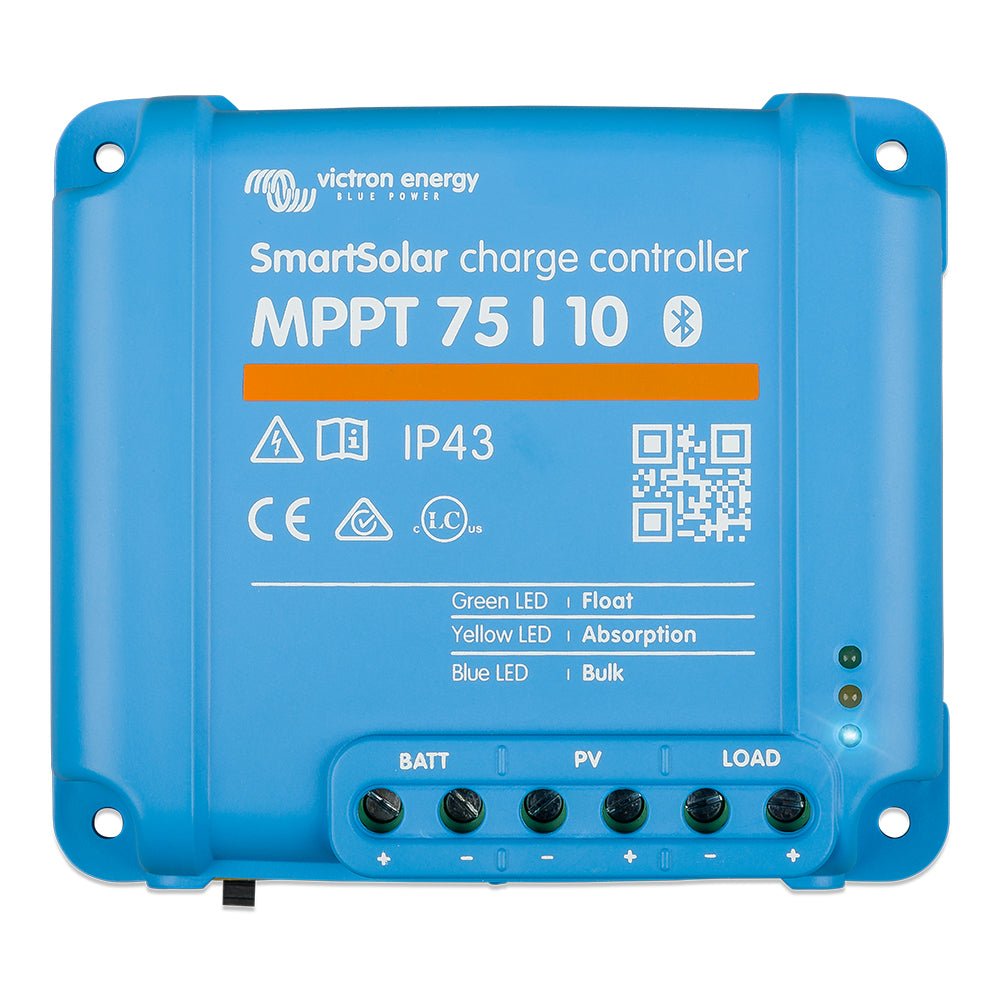 Victron SmartSolar MPPT Solar Charge Controller - 75V - 10Amp - UL Approved - Marine Parts OnlyElectricalVictron Energy