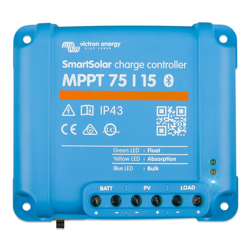 Victron SmartSolar MPPT Solar Charge Controller - 75V - 15Amp - UL Approved - Marine Parts OnlyElectricalVictron Energy
