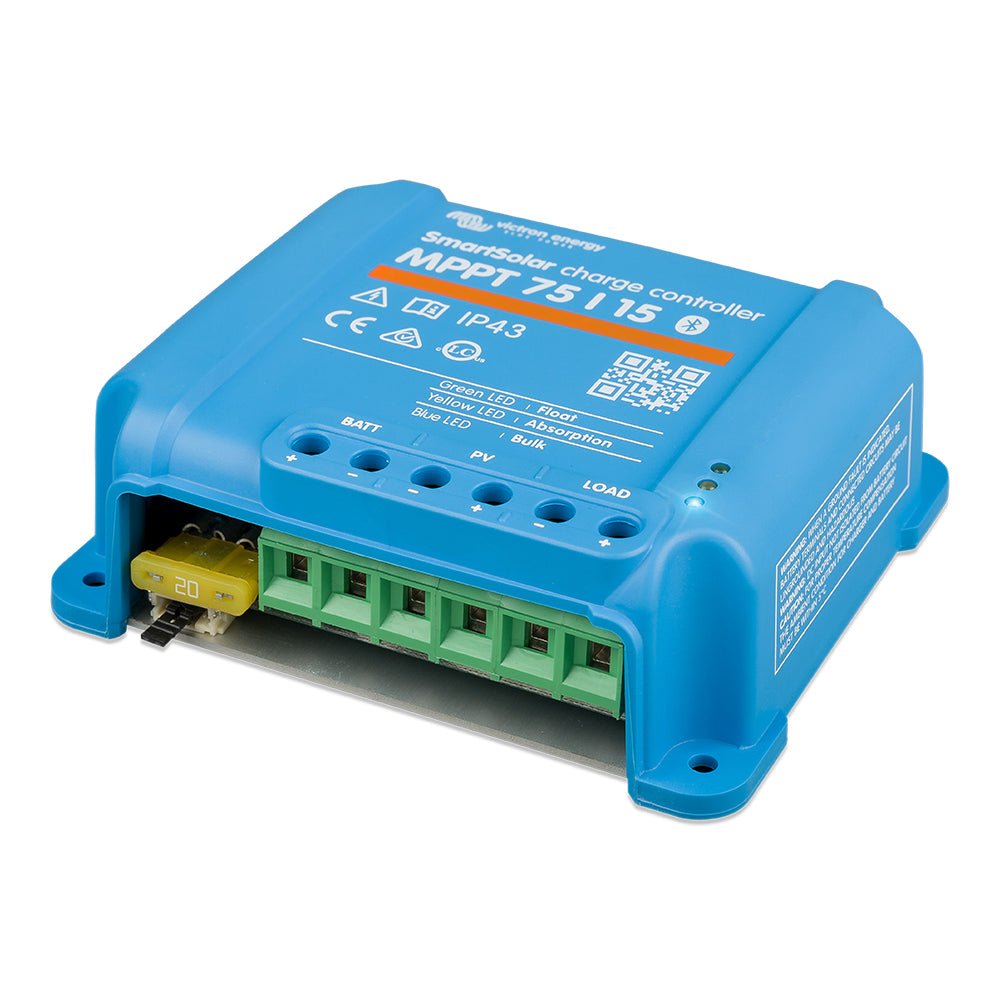 Victron SmartSolar MPPT Solar Charge Controller - 75V - 15Amp - UL Approved - Marine Parts OnlyElectricalVictron Energy