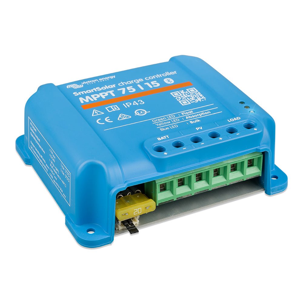 Victron SmartSolar MPPT Solar Charge Controller - 75V - 15Amp - UL Approved - Marine Parts OnlyElectricalVictron Energy