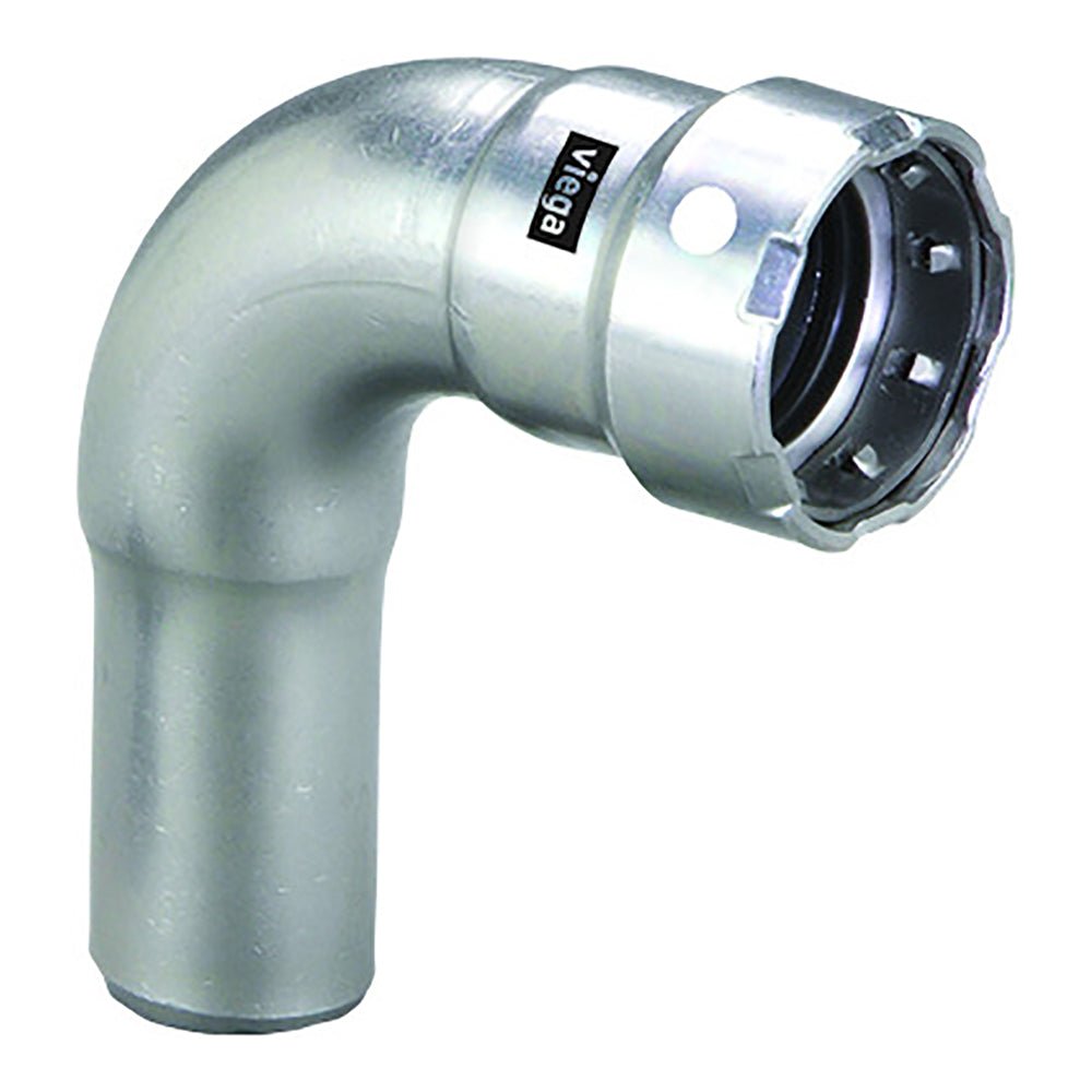 Viega MegaPress 1" 90&deg; Stainless Steel 304 Elbow Street - Press Connection - Smart Connect Technology - Marine Parts OnlyMarine Plumbing & VentilationViega