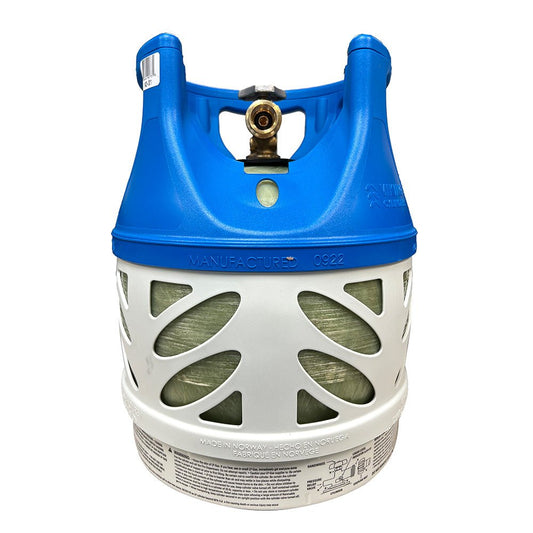 Viking Cylinders 11lb Vertical Fiberglass Composite LPG Cylinder w/Type 1 Valve - OPD, DOT, TC Approved - Marine Parts OnlyBoat OutfittingViking Cylinders