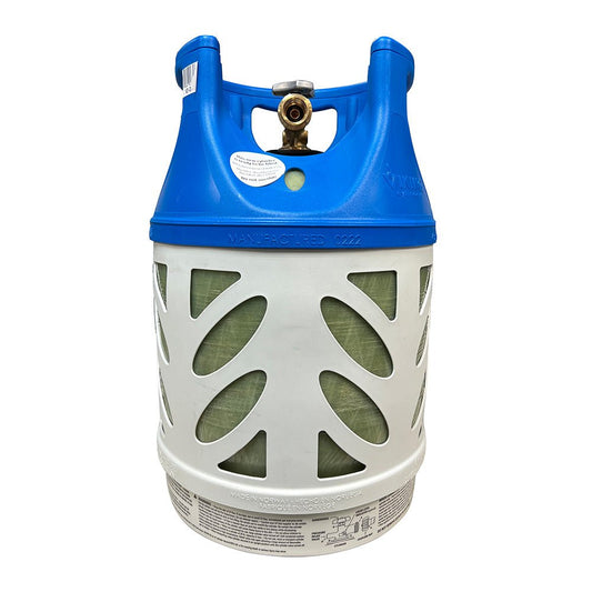 Viking Cylinders 17lb Vertical Fiberglass Composite LPG Cylinder w/Type 1 Valve - OPD, DOT, TC Approved - Marine Parts OnlyBoat OutfittingViking Cylinders