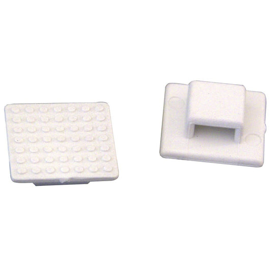 Weld Mount AT - 3 Small White Nylon Wire Tie Mount - Qty. 100 - Marine Parts OnlyBoat OutfittingWeld Mount