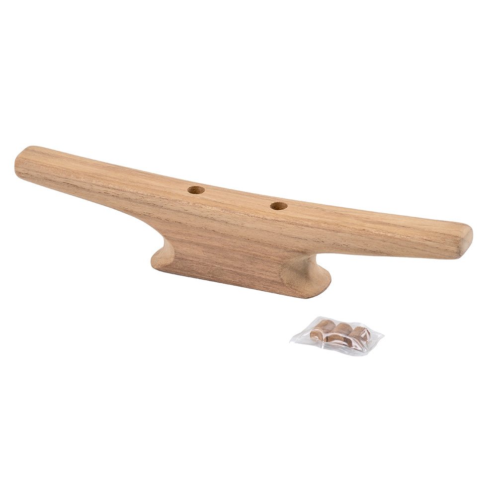 Whitecap 10" Cleat - Teak - Marine Parts OnlyMarine HardwareWhitecap