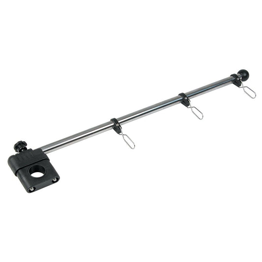 Whitecap 17" Rail Mount Flag Pole - 1/2" Diameter, Stainless Steel Staff Nylon Mount - Marine Parts OnlyBoat OutfittingWhitecap