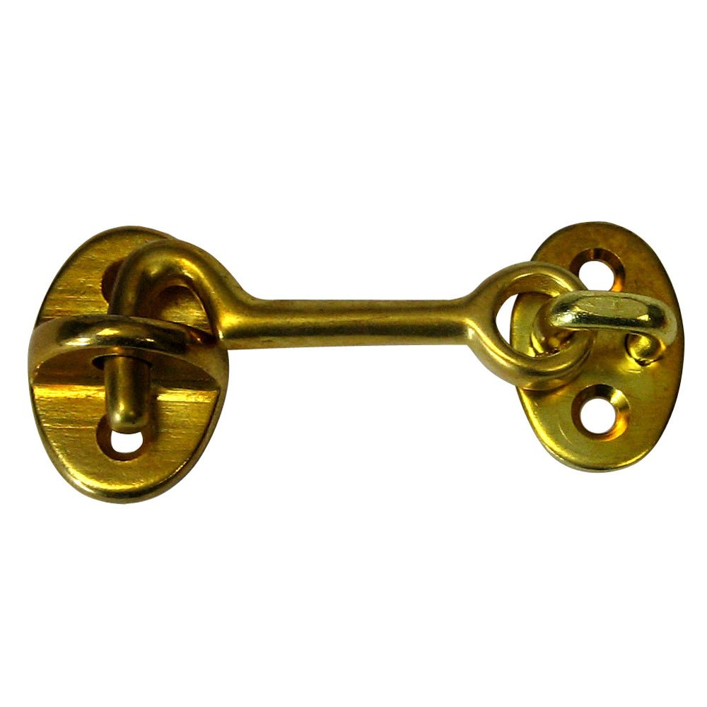 Whitecap Cabin Door Hook - Polished Brass - 2" - Marine Parts OnlyMarine HardwareWhitecap