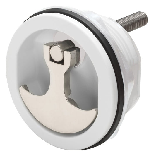 Whitecap Compression Handle - Nylon White/Stainless Steel - Non - Locking - Marine Parts OnlyMarine HardwareWhitecap