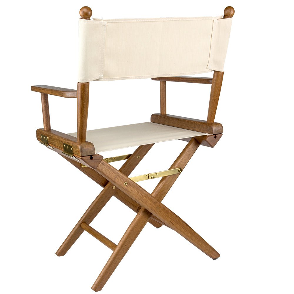 Whitecap Director&39;s Chair w/Natural Seat Covers - Teak - Marine Parts OnlyMarine HardwareWhitecap
