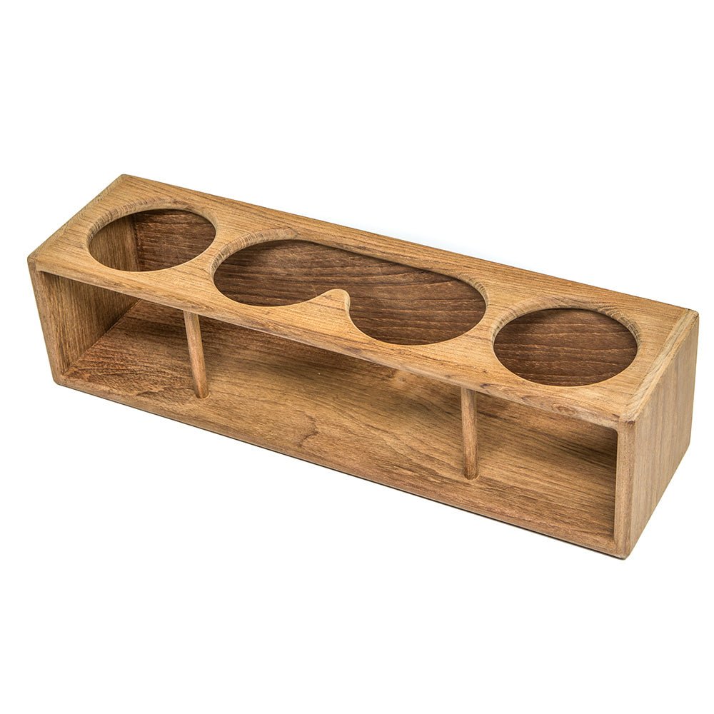 Whitecap Four Drink/Binocular Rack - Teak - Marine Parts OnlyMarine HardwareWhitecap
