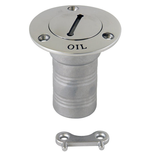 Whitecap Hose Deck Fill - 1 - 1/2" Hose - Oil - Marine Parts OnlyMarine HardwareWhitecap