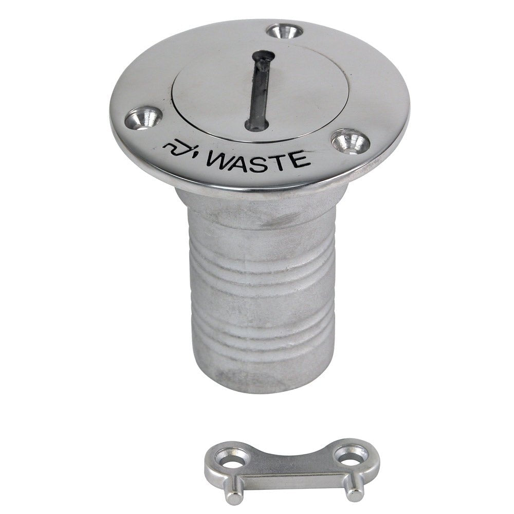 Whitecap Hose Deck Fill - 1 - 1/2" Hose Waste - Marine Parts OnlyMarine HardwareWhitecap