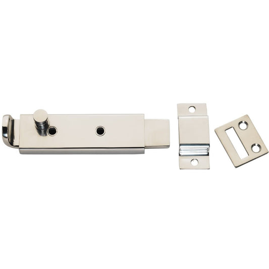 Whitecap Spring Loaded Slide Bolt/Latch - 316 Stainless Steel - 5 - 5/16" - Marine Parts OnlyMarine HardwareWhitecap