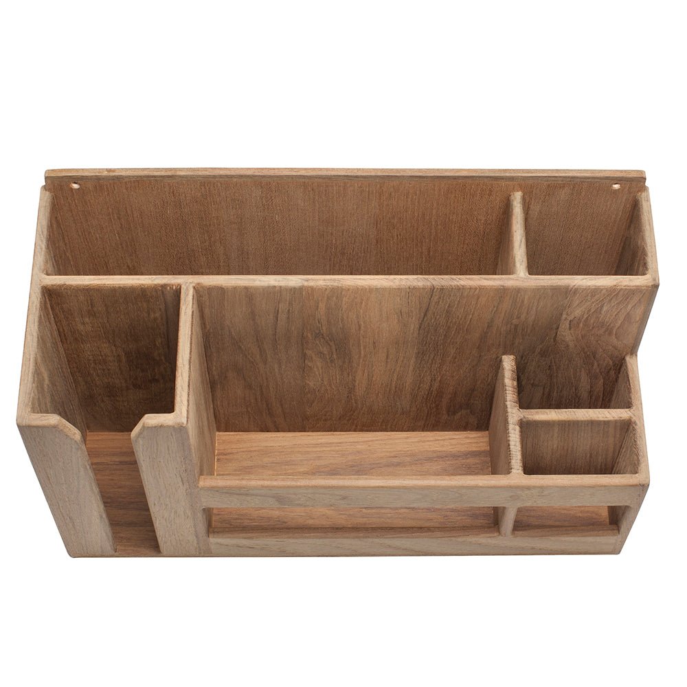 Whitecap Teak Dish/Cup/Utensil Holder - Marine Parts OnlyMarine HardwareWhitecap
