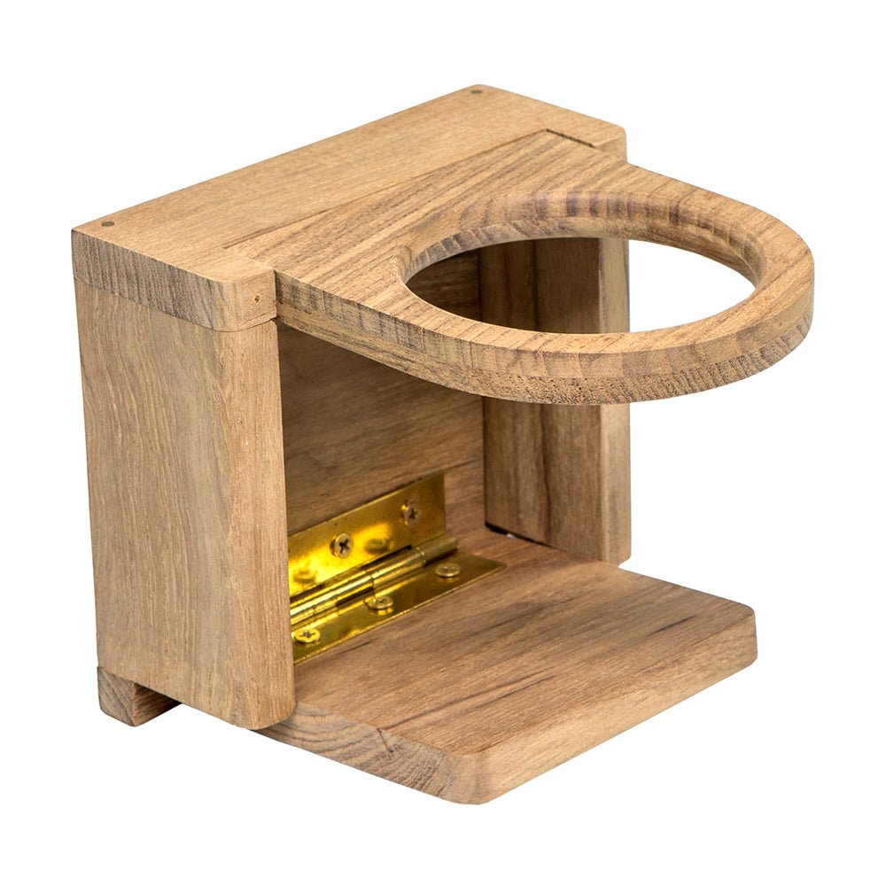 Whitecap Teak Folding Drink Holder - Marine Parts OnlyMarine HardwareWhitecap