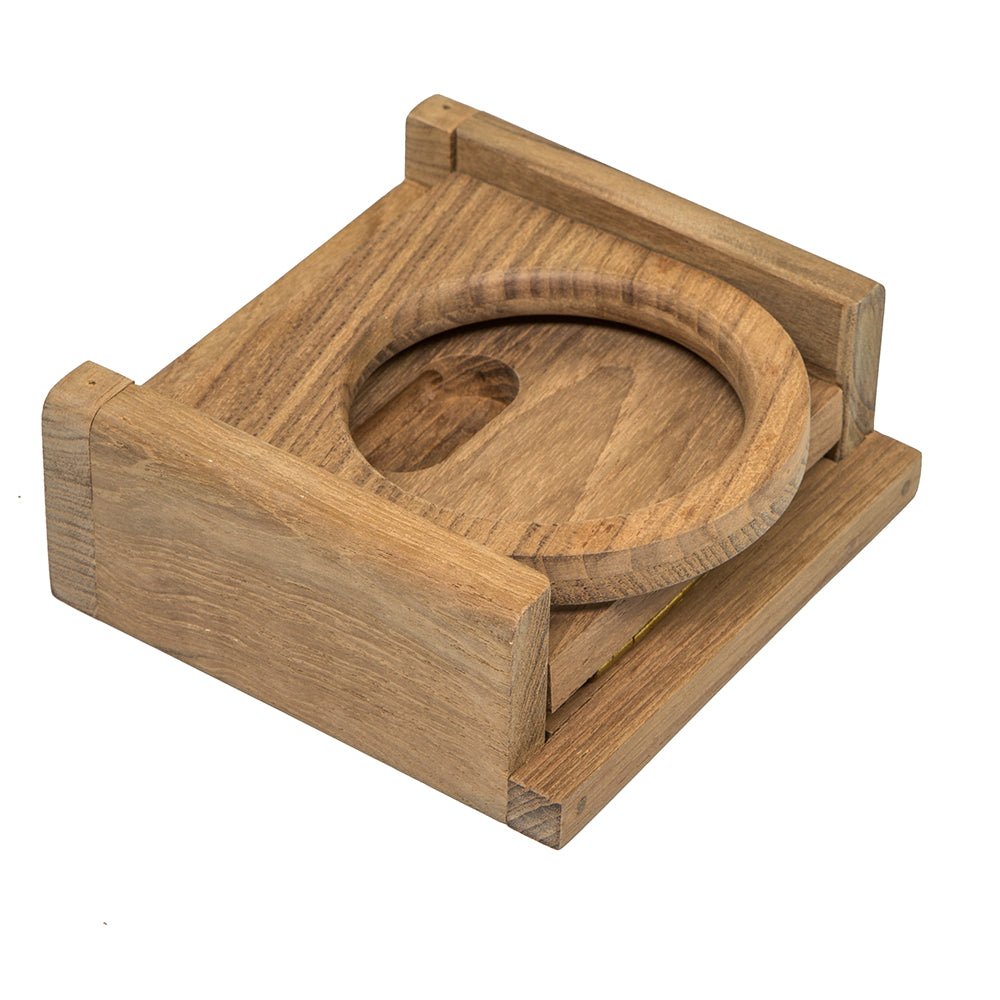 Whitecap Teak Folding Drink Holder - Marine Parts OnlyMarine HardwareWhitecap