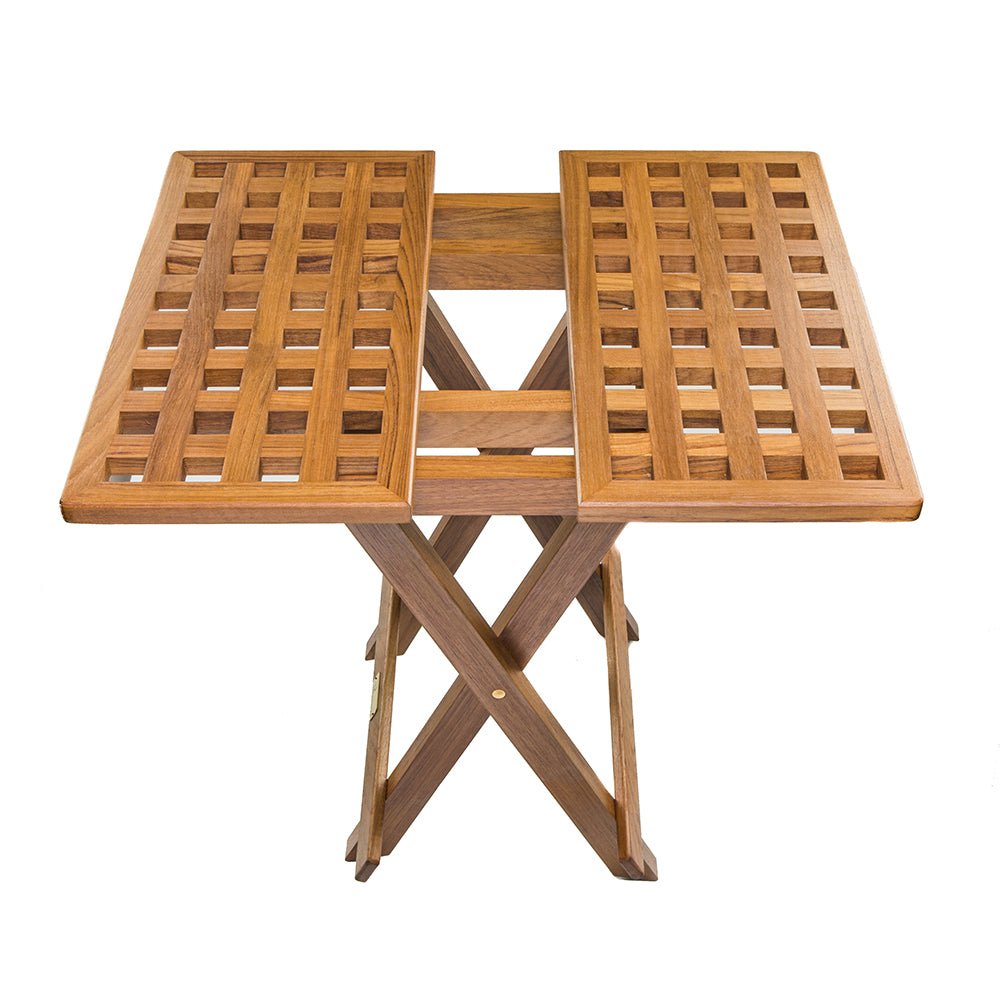 Whitecap Teak Grate Top Fold - Away Table - Marine Parts OnlyMarine HardwareWhitecap
