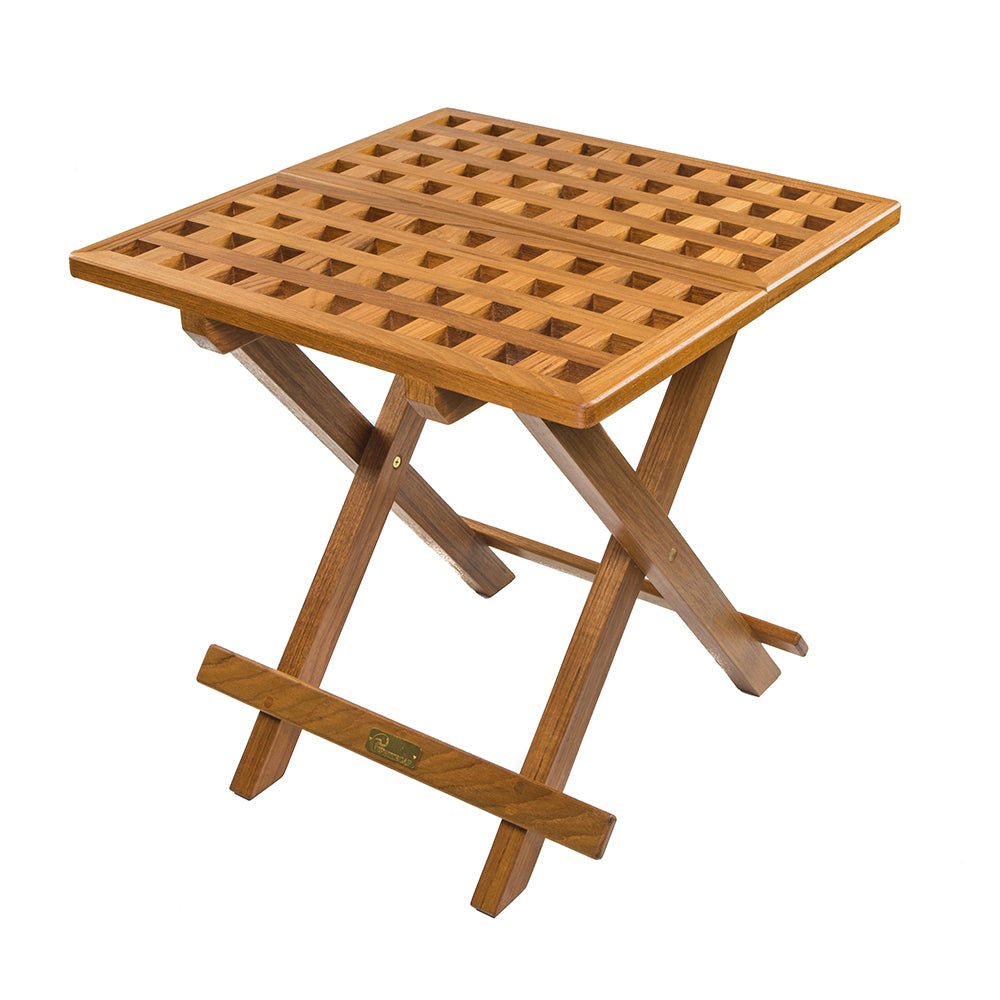 Whitecap Teak Grate Top Fold - Away Table - Marine Parts OnlyMarine HardwareWhitecap