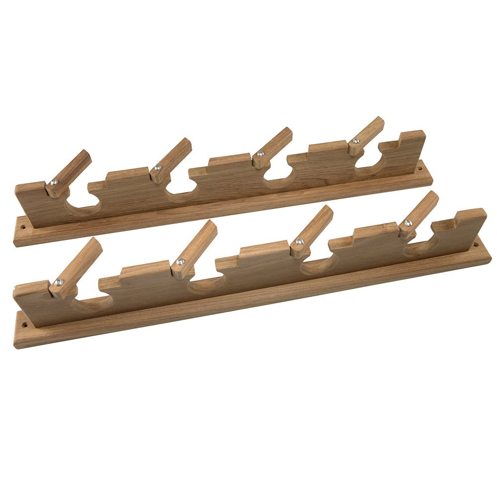 Whitecap Teak Lock - In Four - Rod Storage Rack - Marine Parts OnlyMarine HardwareWhitecap