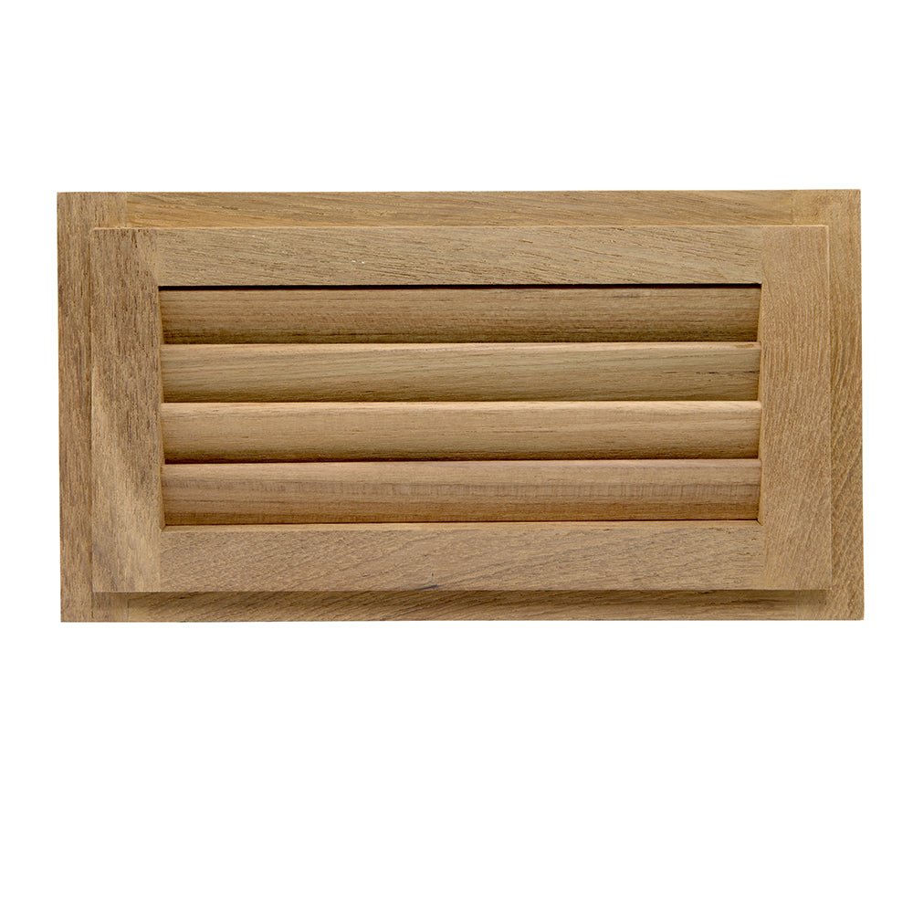 Whitecap Teak Louvered Insert - 6 - 3/8" x 11 - 3/16" x 3/4" - Marine Parts OnlyMarine HardwareWhitecap
