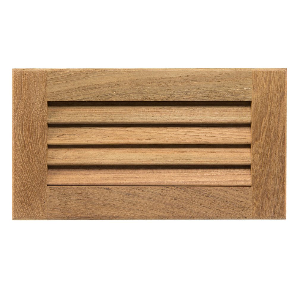 Whitecap Teak Louvered Insert - 6 - 3/8" x 11 - 3/16" x 3/4" - Marine Parts OnlyMarine HardwareWhitecap