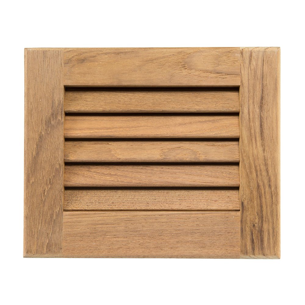 Whitecap Teak Louvered Insert - 7 - 1/2" x 9 - 1/8" x 3/4" - Marine Parts OnlyMarine HardwareWhitecap