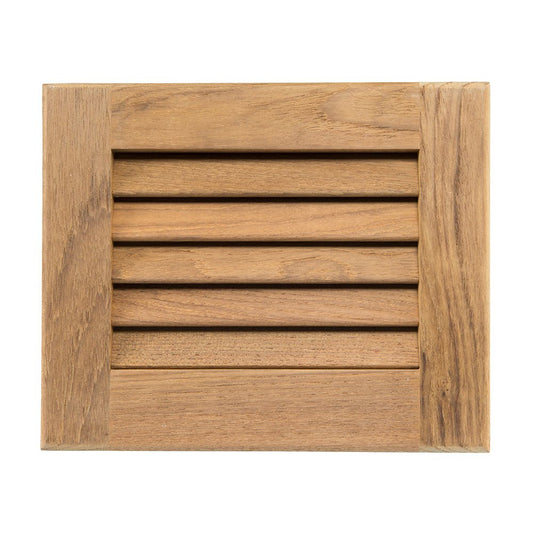 Whitecap Teak Louvered Insert - 7 - 1/2" x 9 - 1/8" x 3/4" - Marine Parts OnlyMarine HardwareWhitecap