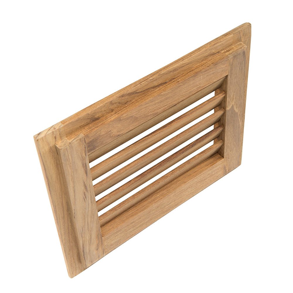 Whitecap Teak Louvered Insert - 7 - 1/2" x 9 - 1/8" x 3/4" - Marine Parts OnlyMarine HardwareWhitecap
