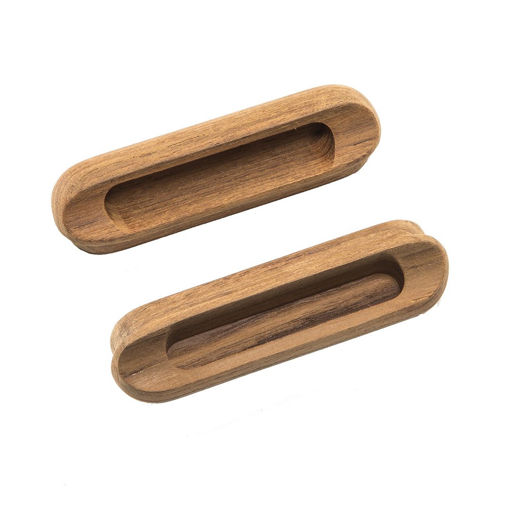 Whitecap Teak Oblong Drawer Pull - 4 - 1/16"L - 2 Pack - Marine Parts OnlyMarine HardwareWhitecap