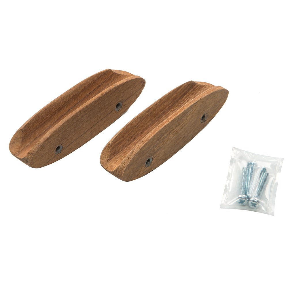 Whitecap Teak Oval Drawer Pull - 4"L - 2 Pack - Marine Parts OnlyMarine HardwareWhitecap