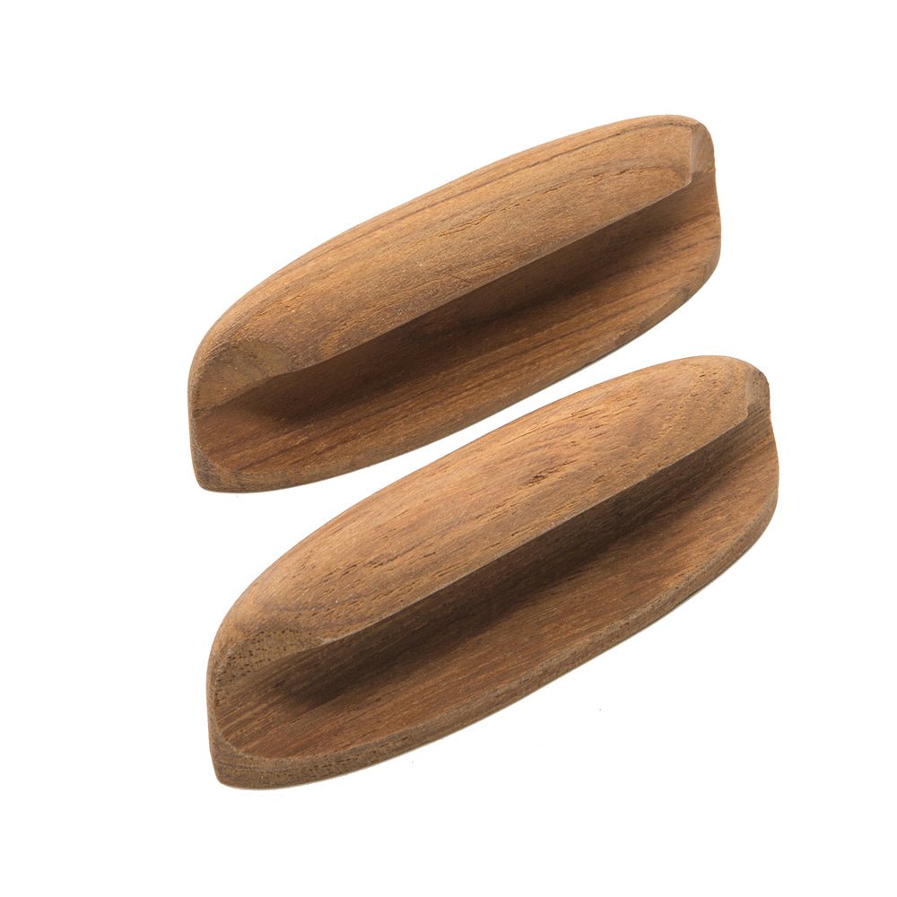 Whitecap Teak Oval Drawer Pull - 4"L - 2 Pack - Marine Parts OnlyMarine HardwareWhitecap