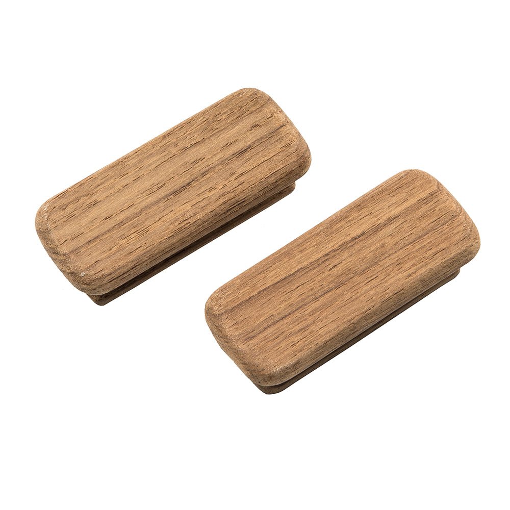 Whitecap Teak Rectangular Drawer Knob - 2 - 3/4"L - 2 Pack - Marine Parts OnlyMarine HardwareWhitecap