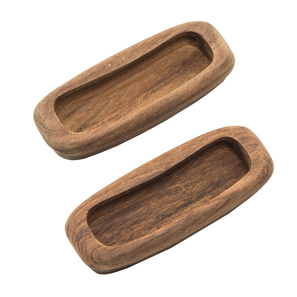 Whitecap Teak Rectangular Drawer Pull - 3 - 1/4"L - 2 Pack - Marine Parts OnlyMarine HardwareWhitecap