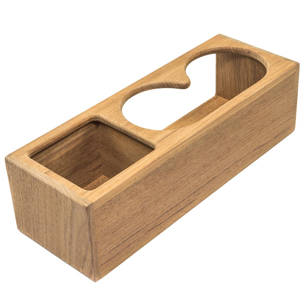 Whitecap Teak Two Insulated Drink/Binocular Rack w/Tray - Marine Parts OnlyMarine HardwareWhitecap