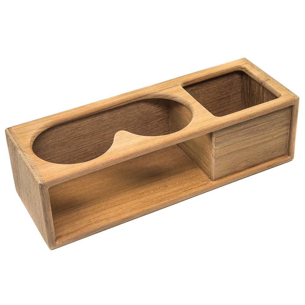 Whitecap Teak Two Insulated Drink/Binocular Rack w/Tray - Marine Parts OnlyMarine HardwareWhitecap
