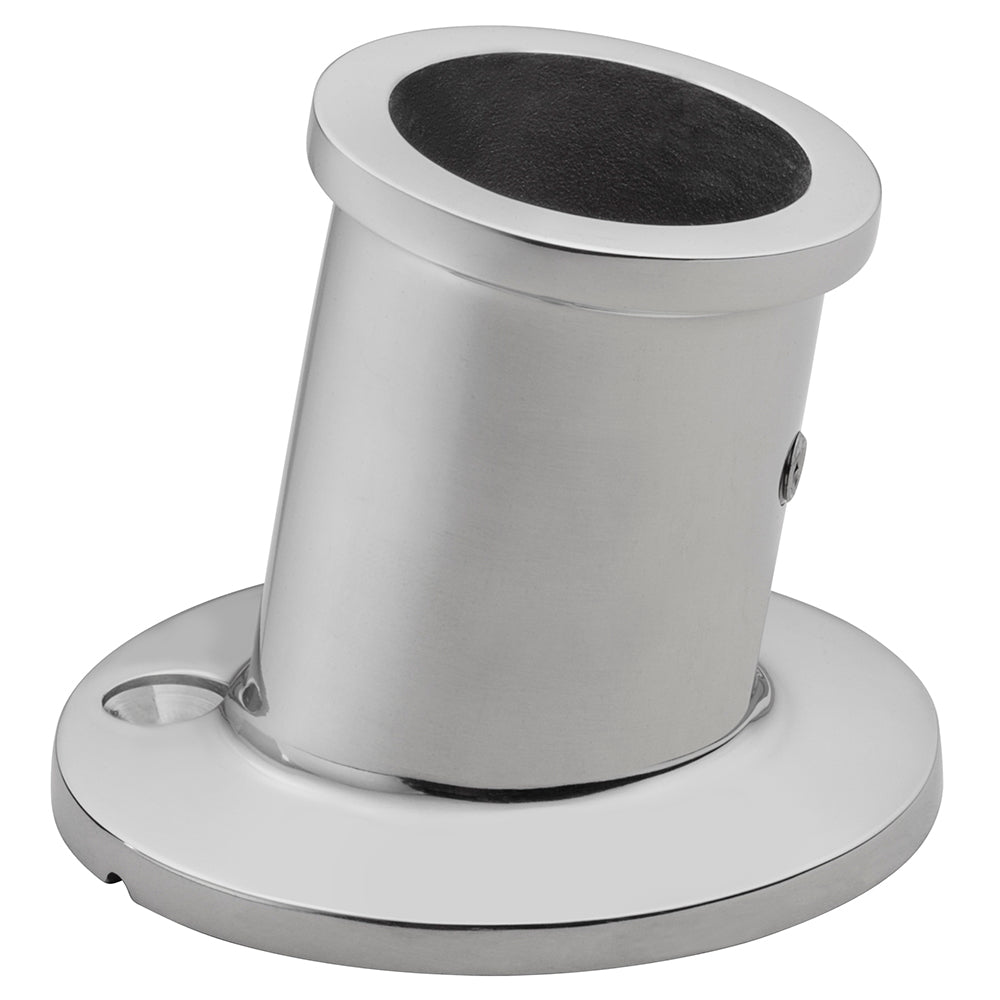 Whitecap Top - Mounted Flag Pole Socket - Stainless Steel - 1" ID - Marine Parts OnlyBoat OutfittingWhitecap