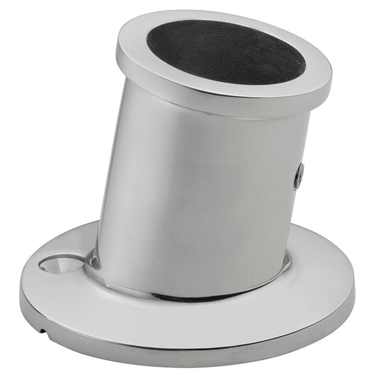 Whitecap Top - Mounted Flag Pole Socket - Stainless Steel - 1" ID - Marine Parts OnlyBoat OutfittingWhitecap