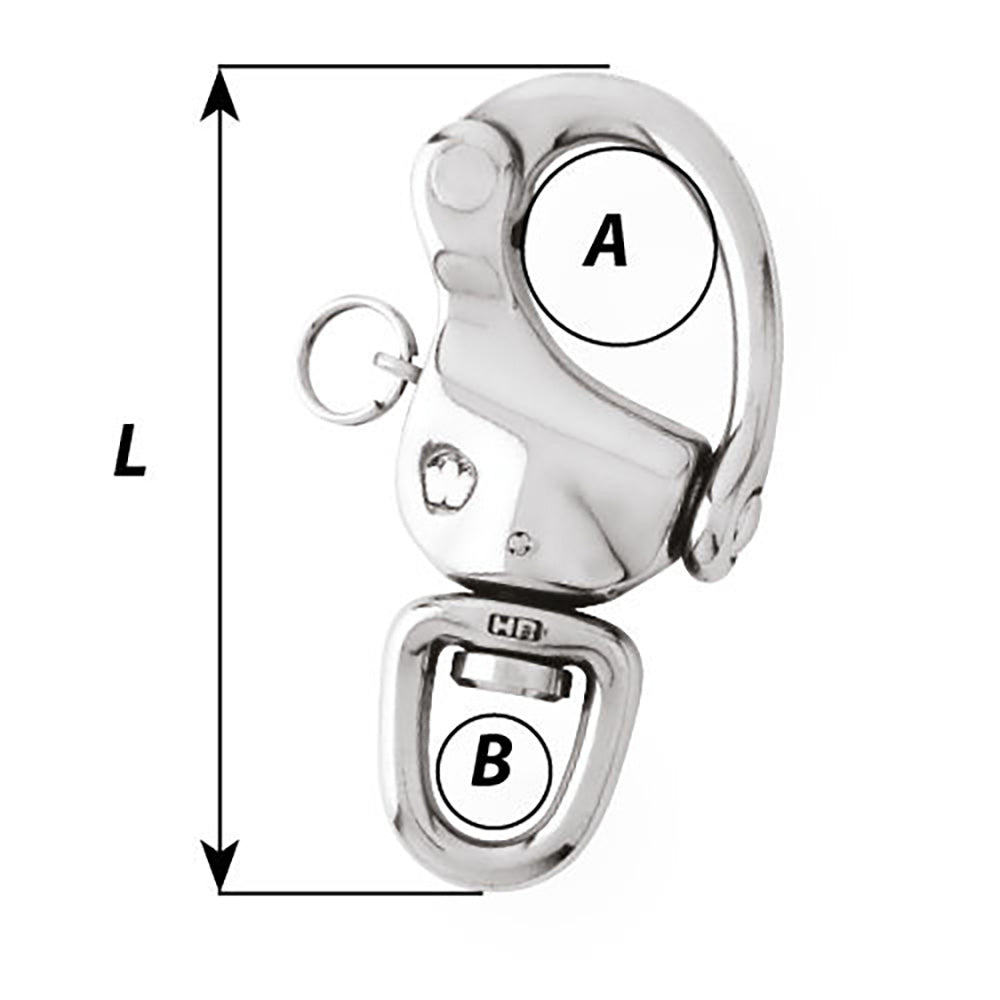 Wichard 3 - 7/8" Snap Shackle w/Swivel &amp; Clevis Pin - Marine Parts OnlySailingWichard Marine
