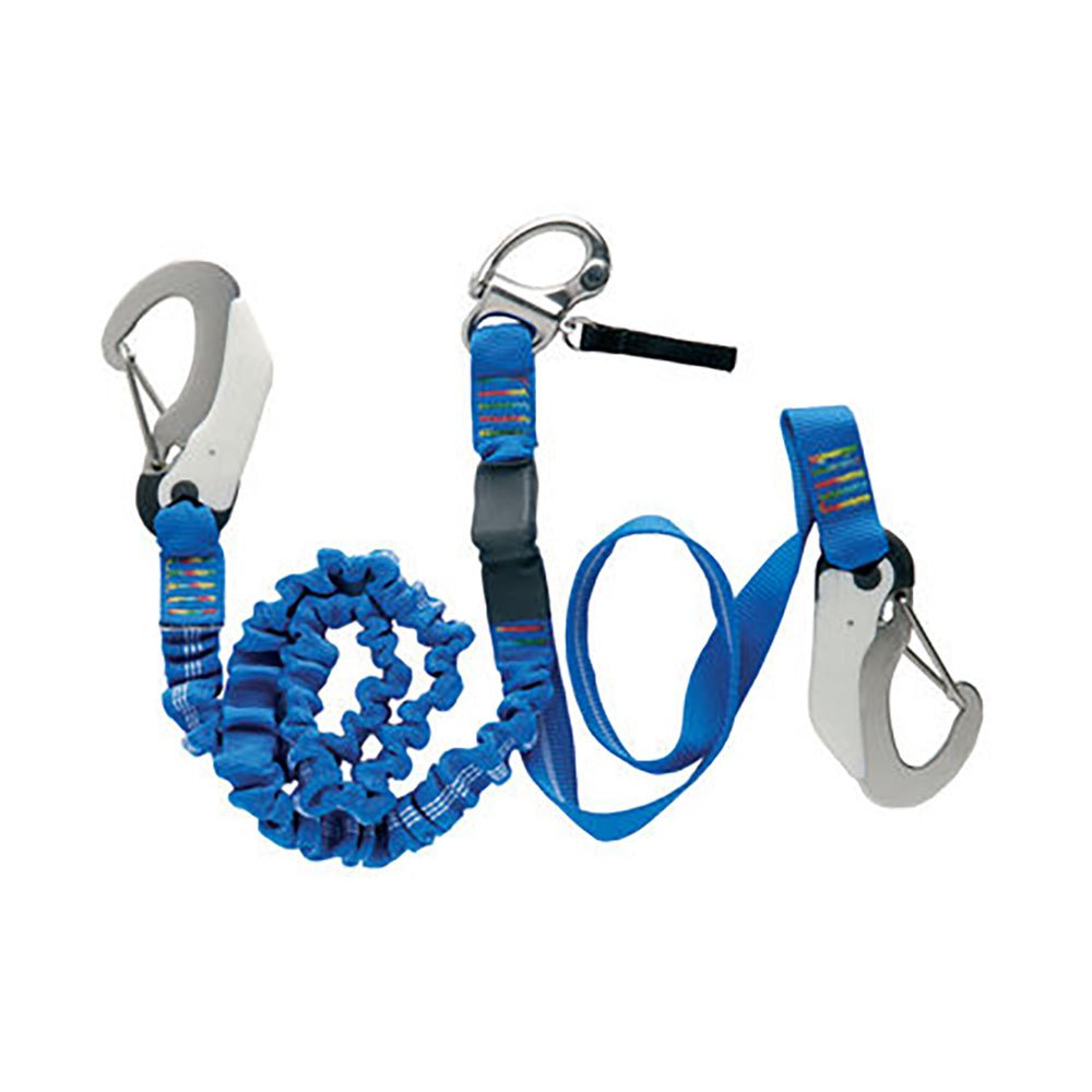 Wichard Double Releasable Elastic Tether Fixed Line w/3 Hooks - Marine Parts OnlySailingWichard Marine