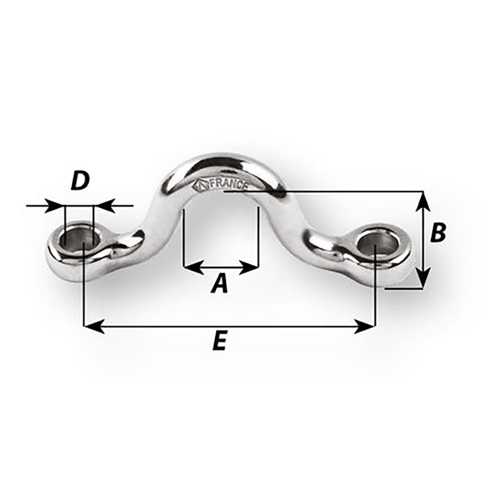 Wichard Eye Strap - 4mm Diameter - 5/32" - 30mm Spacing - 1 - 17/64&Prime; - Marine Parts OnlySailingWichard Marine