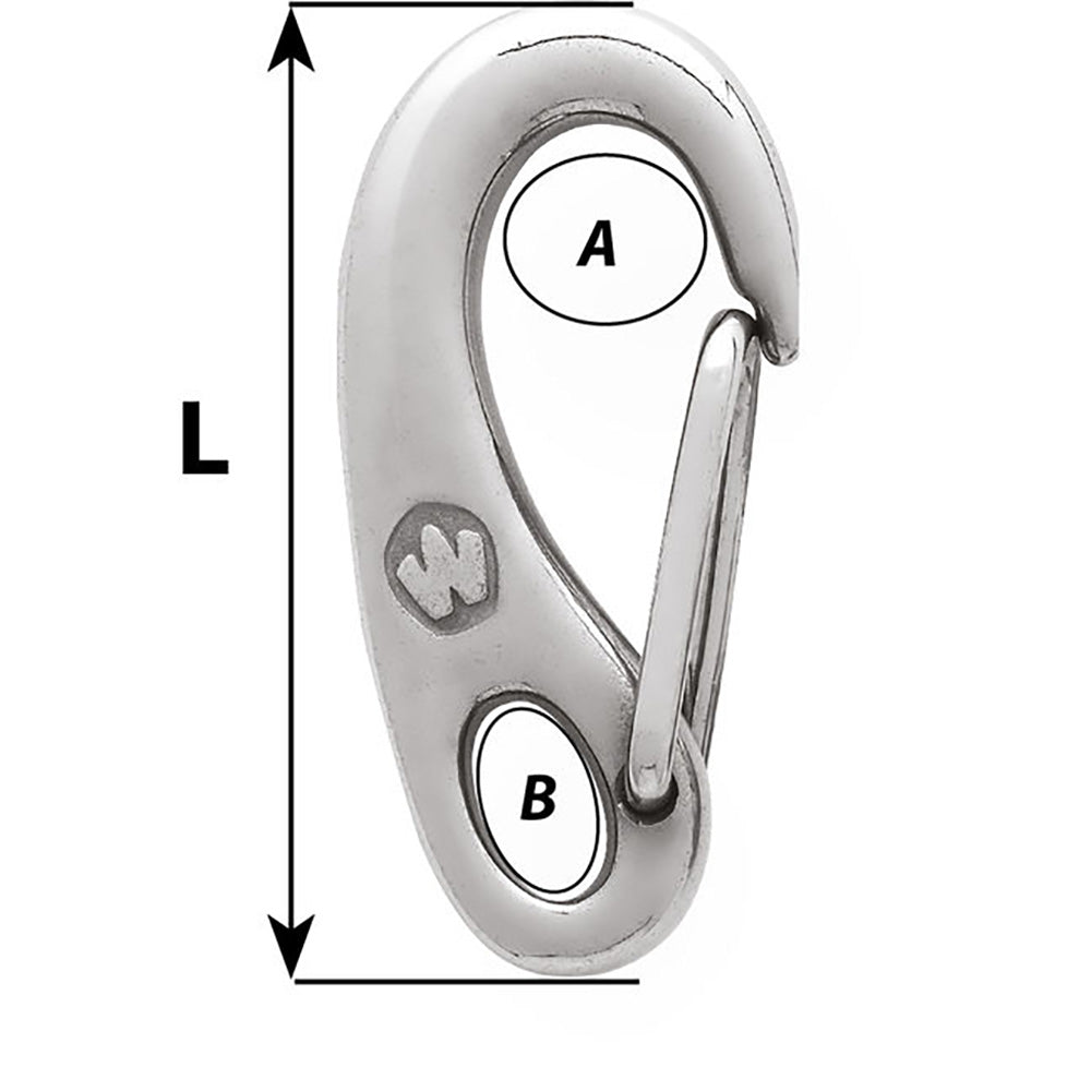 Wichard Safety Snap Hook - 35mm - Marine Parts OnlySailingWichard Marine