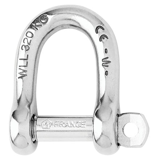 Wichard Self - Locking D Shackle - 12mm Diameter - 15/32" - Marine Parts OnlySailingWichard Marine