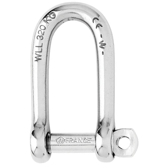 Wichard Self - Locking Long D Shackle - 10mm Diameter - 13/32" - Marine Parts OnlySailingWichard Marine