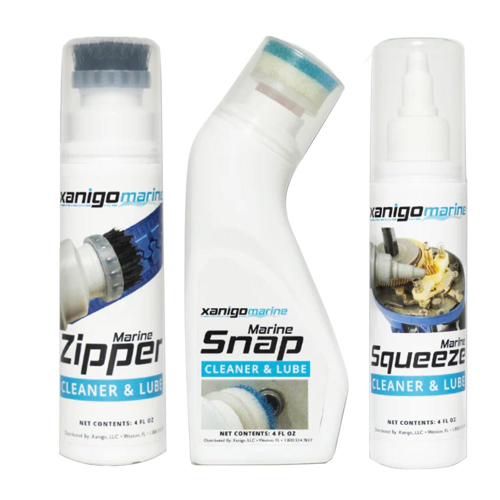 Xanigo Marine 3 - Piece Marine Zipper &amp; Snap Lube Set - Marine Parts OnlyBoat OutfittingXanigo Marine