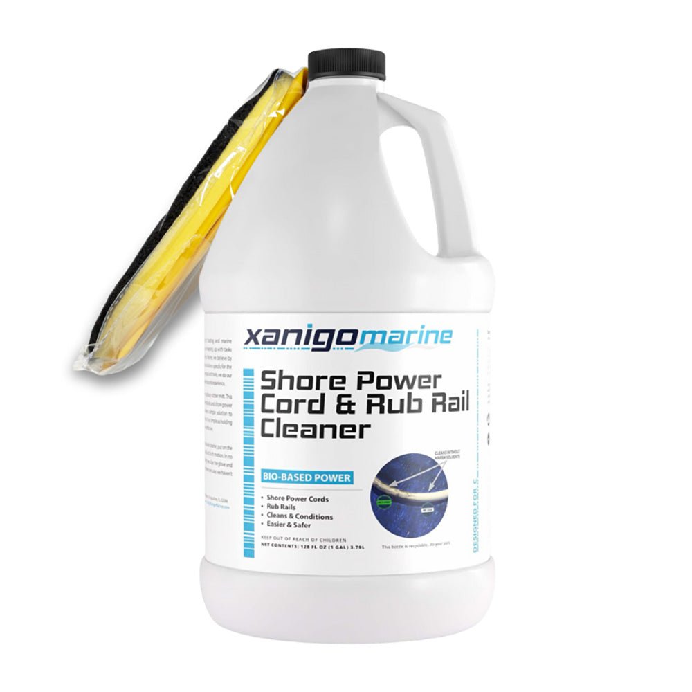 Xanigo Marine Shore Power Cord &amp; Rub Rail Cleaner w/Glove - 1 Gallon - Marine Parts OnlyBoat OutfittingXanigo Marine